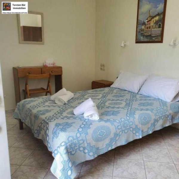 Chrisostomos Kreta, Chrisostomos Hotel dirket am Meer Gewerbe kaufen